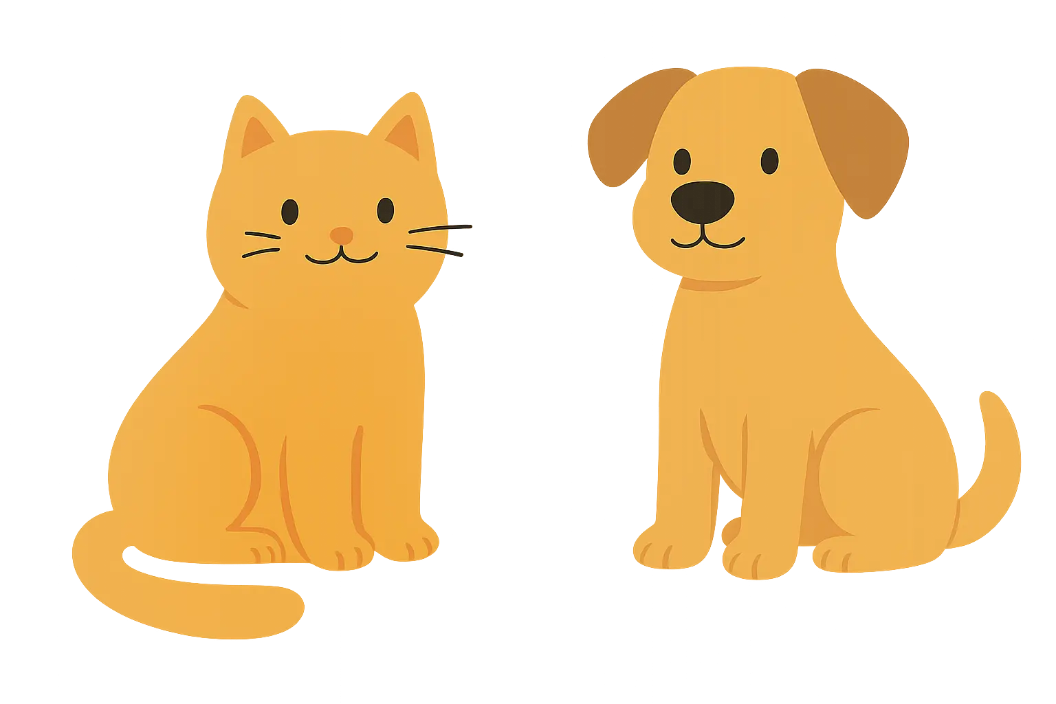 Hund und Katze Bild